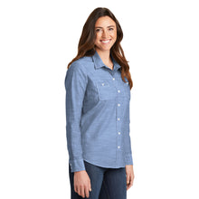 Load image into Gallery viewer, Ladies' Slub Chambray Shirt