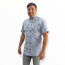 Load image into Gallery viewer, Slate 2.0 Chambray Chef Coat