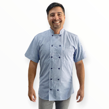 Load image into Gallery viewer, Slate 2.0 Chambray Chef Coat