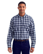 Load image into Gallery viewer, Checkered Long-Sleeve Cotton Shirt