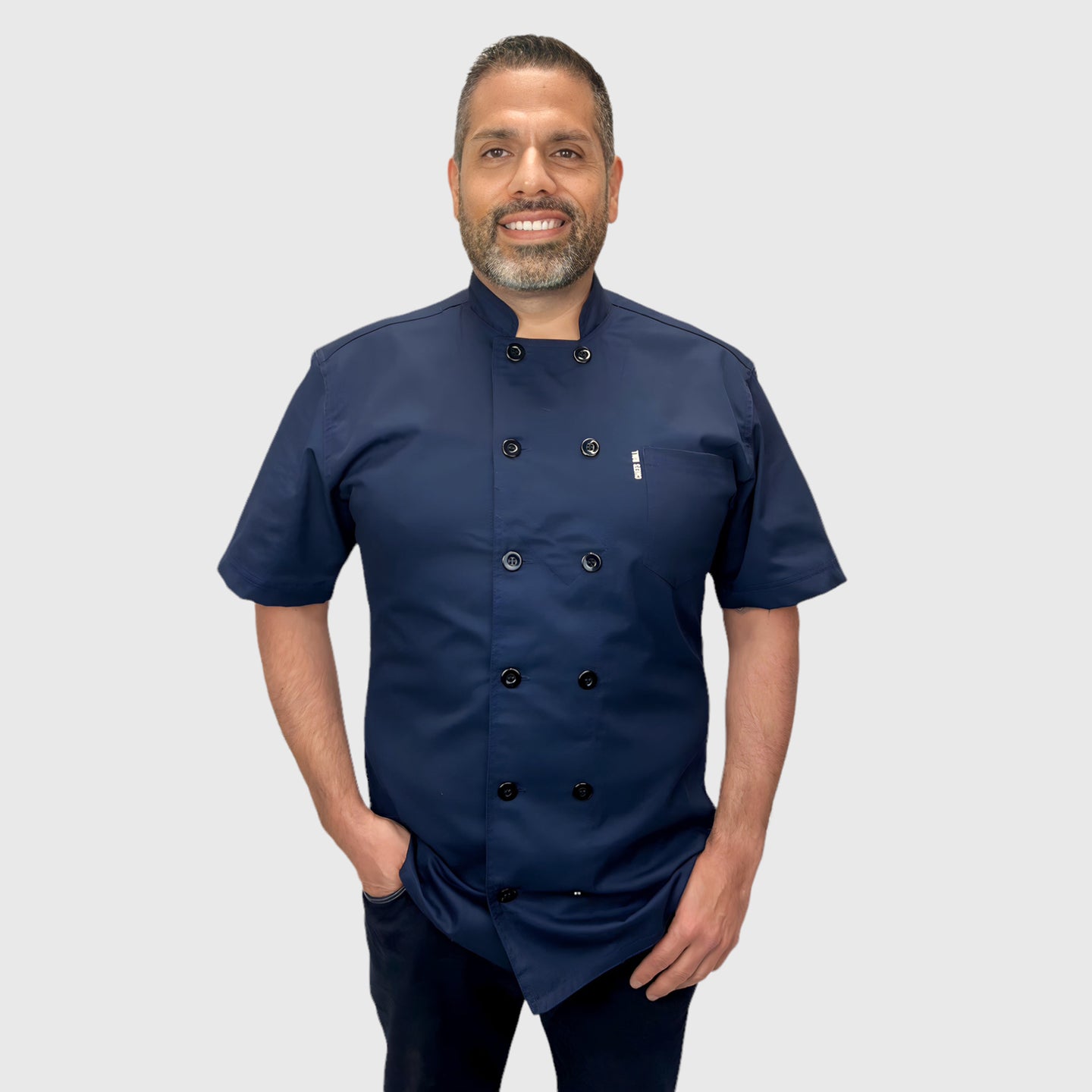 Essential Navy Chef Coat